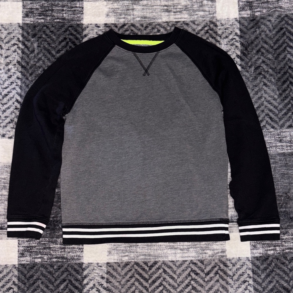 Athletic Works Charcoal and Black Kids Hoodie